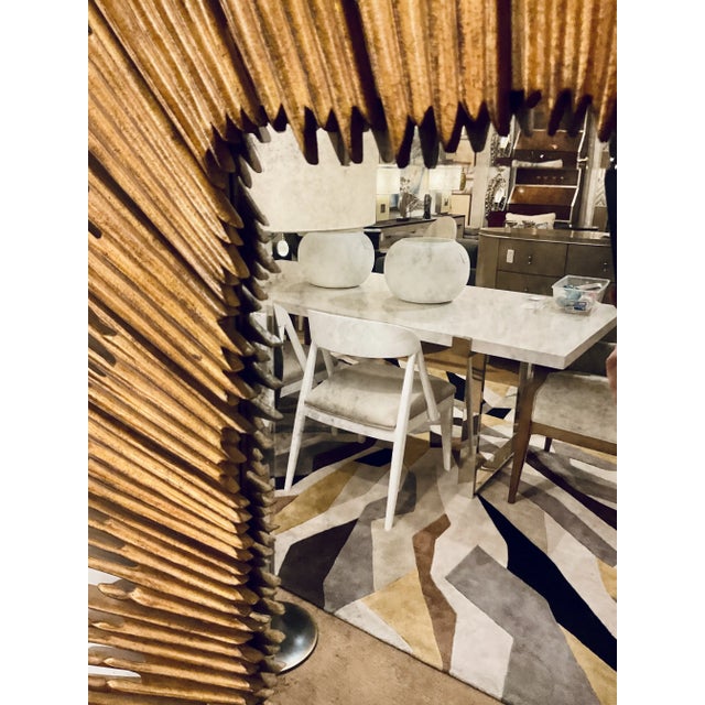 2020s Contemporary Gold Soliel Sunburnt Wall Mirror For Sale - Image 5 of 5