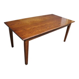 Rustic Oak Farm Table For Sale