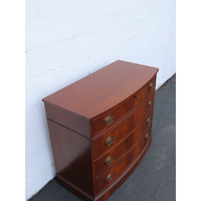 Flame Mahogany Low Dresser Bathroom Vanity 6898 For Sale - Image 11 of 18