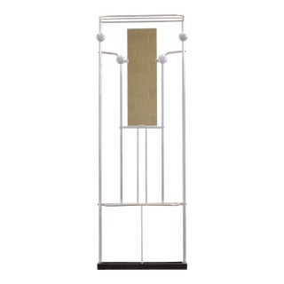 Vintage 1970s Post Modern Entryway Hat & Coat Rack Stand For Sale
