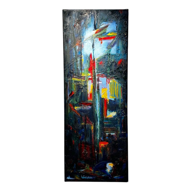 Judith Ward, Impasto Composition, 1970, Oil on Canvas, Framed For Sale