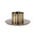 Metal Italo Short Antique Brass Candle Holder with Handle For Sale - Image 7 of 11