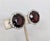 Mid-Century Modern Vintage 1960s Signed Castlecliff Faux-Amethyst & Clear Rhinestone Clip Earrings-2 Pieces For Sale - Image 3 of 7