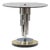Organ Pedestal Table in Chromed Metal, 1970s For Sale