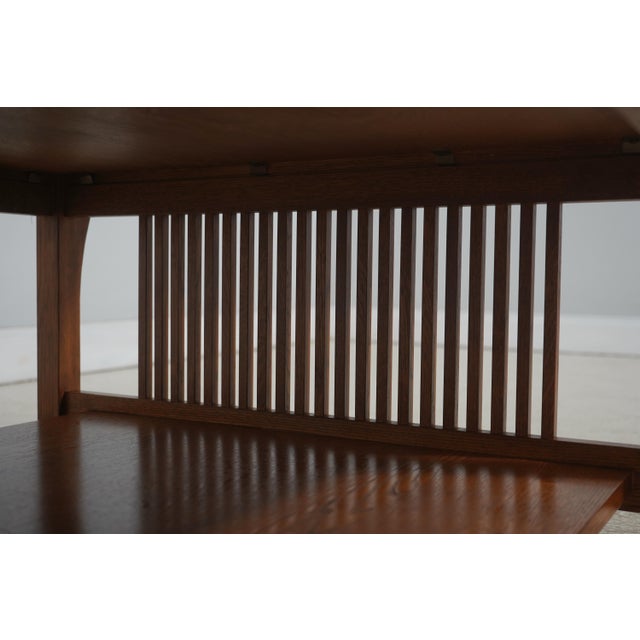 Stickley Mission Oak Spindle Coffee Table For Sale - Image 10 of 14