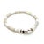 Traditional 1990s Tiffany & Co Estate German Zig Zag Bracelet 7.5" Sterling Silver 4.5 mm For Sale - Image 3 of 12