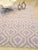 9x12 Purple Hand-Knotted Wool Ogee Lattice Geometric Modern Carpet Rug For Sale - Image 4 of 4