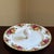 White Vintage English Bone China Handled Serving Plate For Sale - Image 8 of 13