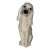 Vintage Italian Mid-Century Modern Glazed Ceramic Cocker Spaniel Dog Figurine For Sale
