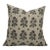 Fabdivine Traditional Sadabahar Block Print Linen Blend Cushion Cover- 26x26 For Sale