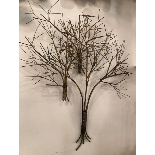 Vintage Metal Tree Wall Art Sculpture For Sale - Image 5 of 10