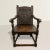 This exquisite 17th-century English oak Wainscot armchair stands as a testament to the era's masterful craftsmanship and...