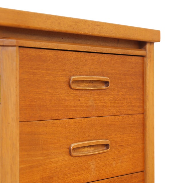 Mid Century Jentique Teak Credenza With Arched Cabinet Doors For Sale - Image 9 of 12