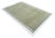 Mid-Century Modern Not Yet Made - Made To Order Handmade Cotton Area Rug Vegetable Dyed Olive Green and White Zig Zag Striped Rug-8'x10' For Sale - Image 3 of 11