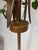 Mid-Century Swedish Walnut Three-Light Ceiling Tension Pole Lamp For Sale - Image 4 of 10