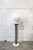 Black Italian Floor Lamp in Glass, Iron and Marble, 1970s For Sale - Image 8 of 8