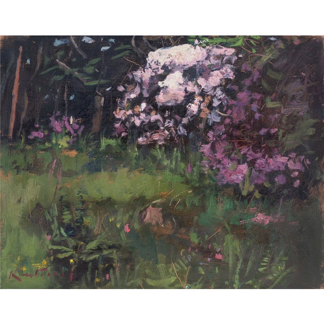 Karl Terry RSMA AROI, Secret Garden, Oil on Board, Framed For Sale - Image 5 of 6