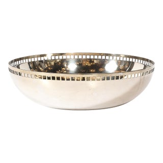 Modern Richard Meier Silver-Plate Architectural Skyscraper Bowl for Swid Powell For Sale