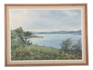 Everlyn Thorbjørn, 20th-Century, Painting on Linen, Framed