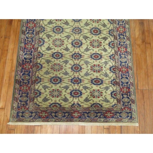 Early 20th Century Zabihi Collection Turkish Sivas Accent Rug - 3'11" x 5'9" For Sale In New York - Image 6 of 6