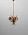 20th Century Italian Gilded Florentine Tole Wheat Sheaf Chandelier by Hans Kögl For Sale - Image 17 of 18