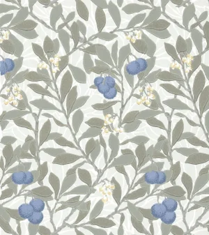 Arbutus Wallpaper - Cobalt