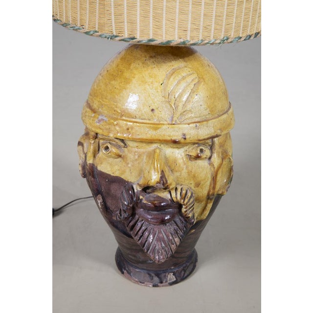 Mid-Century Italian Anthropomorphic Seminara Table Lamp, 1970 For Sale - Image 4 of 9