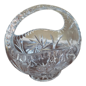 Early 20th Century American Brilliant Cut Centerpiece Basket