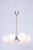 Metal Mid-Century Chandelier in Chrome and Glass by Kamenický Šenov, Czech, 1960s For Sale - Image 7 of 10