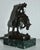 Stone Miniature Frederic Remington Rattlesnake Bronze Sculpture Green Marble Base Mini For Sale - Image 7 of 18