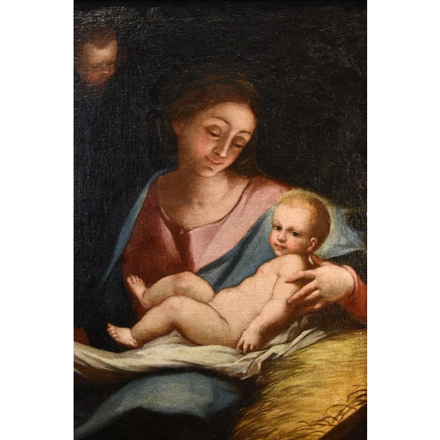 Anton Maria Piola, Madonna and Child, 1700s, Oil on Canvas, Famed For Sale - Image 8 of 16