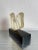 Brazilian Modern Transparent Lucite Sculpture on Black Base, 1980s For Sale - Image 6 of 17