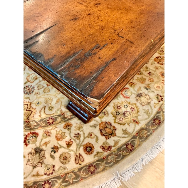 Jonathan Charles Attributed to Jonathan Charles “Huntingdon” Extending Dining Table | Solid Wood | Seats 12 For Sale - Image 4 of 12