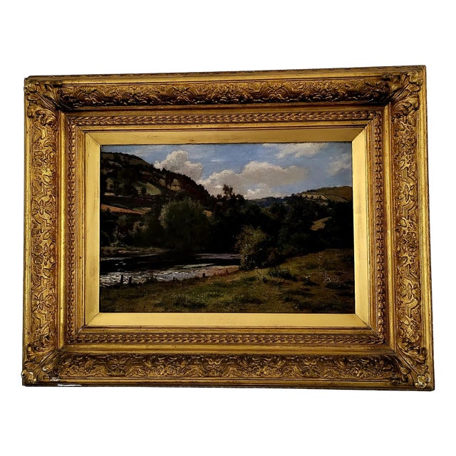 The Valley Road, 1980s, Oil Painting on Canvas For Sale