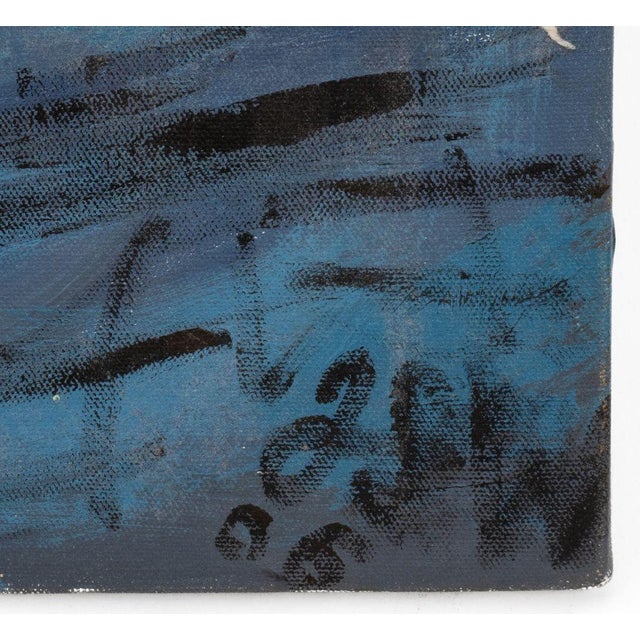 Early 21st Century Contemporary Figural Interior Scene Oil on Canvas For Sale - Image 5 of 7