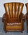 Vintage Art Deco Style Hand Dyed Leather Shell Chairs, Set of 2 For Sale - Image 13 of 17