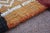 1960s Tribal Orange Striped Wool Handmade Kilim Rug For Sale - Image 4 of 13