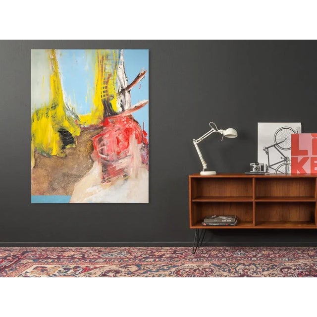 Detlef Hagenbäumer "Lemon Tree". Acrylic on canvas. This piece has an attribution mark, I am sure that it is completely...