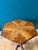 Camel Late 19th Century Carved Burled Ash Tilt-Top Hexagon Table For Sale - Image 8 of 10