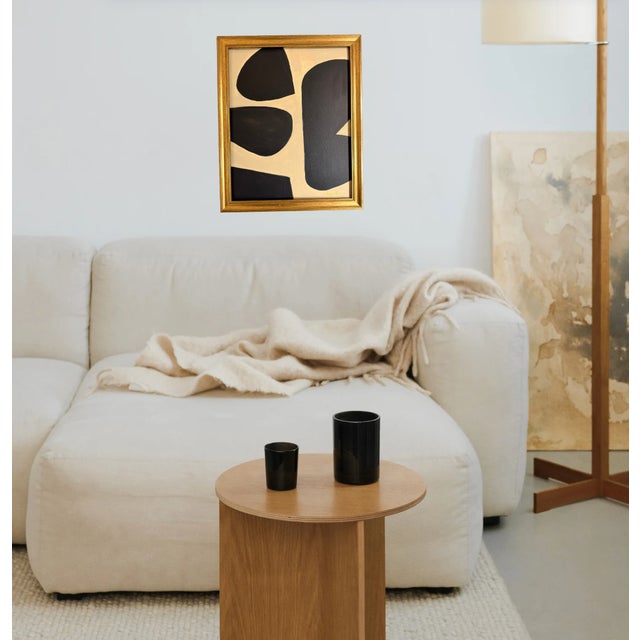 Black Contemporary Abstract Expressionist Painting by Bryan Boomershine Framed For Sale - Image 8 of 10