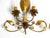 Italian Gold Plated Floral Regency Murano Glass Sconces, 1980s, Set of 2 For Sale - Image 17 of 18