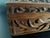 Early 20th Century 19th Century Antique Kashmiri Hand-Carved Monogrammed Walnut Box With Original Key For Sale - Image 5 of 18