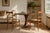 Mid-Century Modern Woven-Seat Dining Chairs by G.B. Marangoni, Italy, 1950s, Set of 2 For Sale - Image 4 of 12