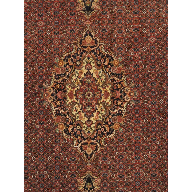 Persian Antique Hand-Knotted Persian Bidjar Rug 5'1" X 7'8" For Sale - Image 3 of 5