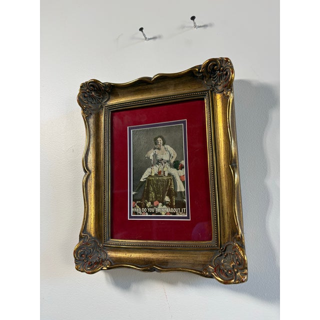 Red Framed Vintage Novelty Prohibition Postcard For Sale - Image 8 of 11