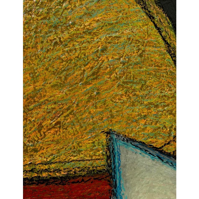 "Out of the Shadows" Original Mixed Media Abstract Painting on Canvas by Zac Woodiel For Sale - Image 10 of 13