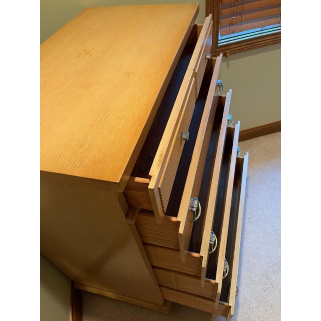 1960s Mid-Century Mainline by Hooker Tallboy Dresser For Sale - Image 5 of 16