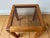 Wood Small 60s Oak Table Plant Stand Mid-Century Design Stand For Sale - Image 7 of 9