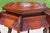 Vintage Chinese Rosewood Hexagonal Plant Stand / Pedestal With Mother-of-Pearl Inlay For Sale - Image 9 of 16