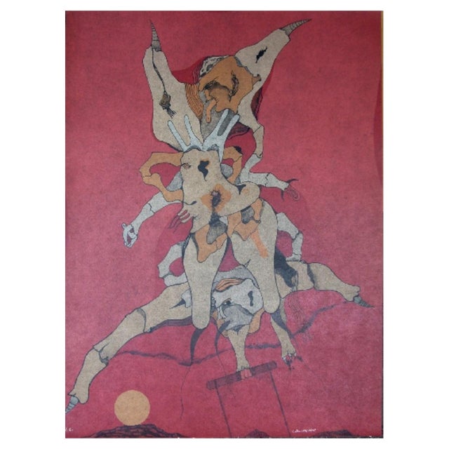 Jorge Camacho, Cenizas-2, Lithograph For Sale